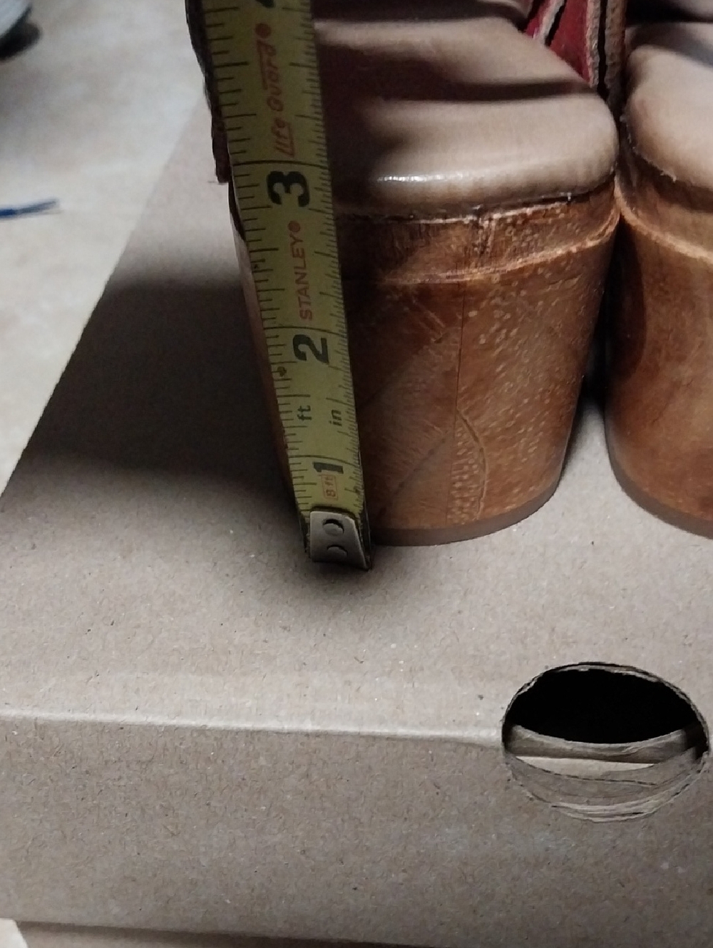 Bed Stu Tan, Brown & Camel Leather Platform Sandals - Picture 3 of 10